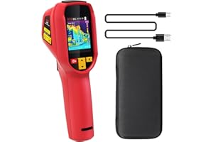 BSIDE Thermal Imaging Camera 240 x 240 Resolution Handheld Infrared Camera, 15 Thermal Palettes with 320 x 240 Full-Viewing TFT LCD for Home Inspection HVAC Electrical, 25Hz Refresh Rate, -4℉~1022℉