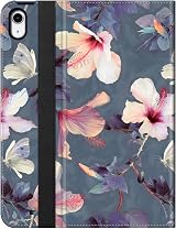 FINTIE iPad 11 11 Inch 10 10.9 Inch Case Stand Pencil Holder Sleep Wake Hibiscus view 9