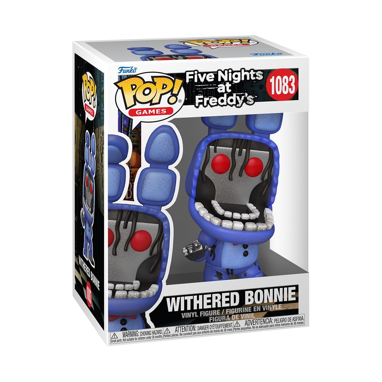 Funko POP! Games: Five Night's at Freddy's (FNAF) - Withered Bonnie - Collectable Vinyl Figure - Gift Idea - Official Merchandise - Toys For Kids & Adults - Model Figure for Collectors and Display