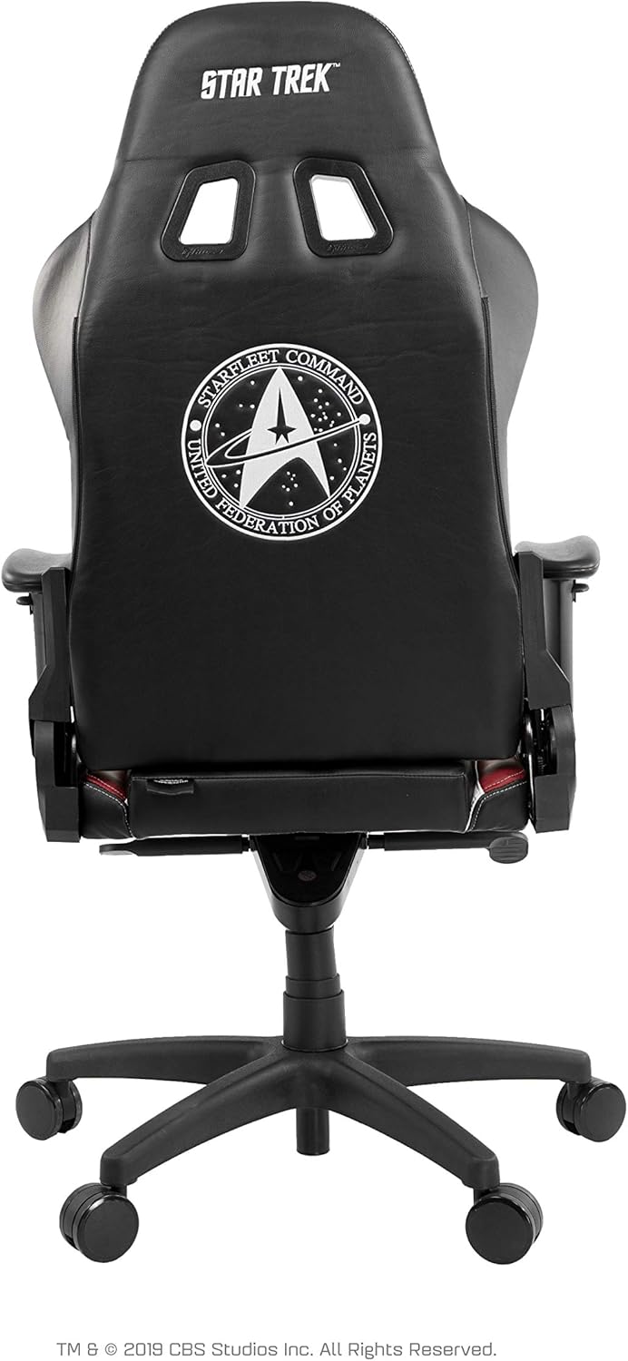 Arozzi Gaming Stuhl Star Trek Edition Rot Amazon De Kuche Haushalt