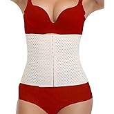 Andalinge Waist Trainer for Women Lower Belly Fat Hourglass Body Shaper Waist Cincher Shapewear with Steel Bones Extender