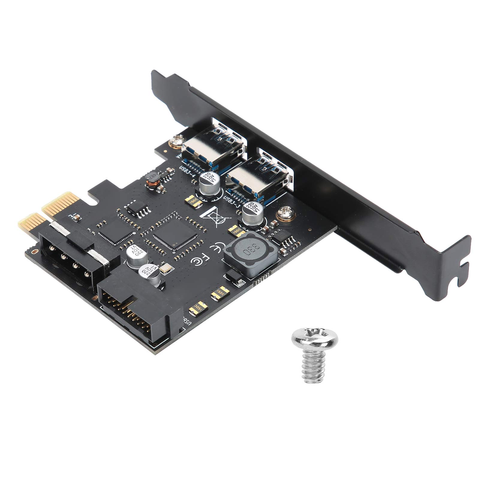 STW3002 PCI Express Card 5Gbps, PCIE to USB3.0 20PIN Expansion Board for Desktop Computer, 2 × USB3.0 Interface, for WIN 2000/XP/VISTA/7/8/10/OS X/