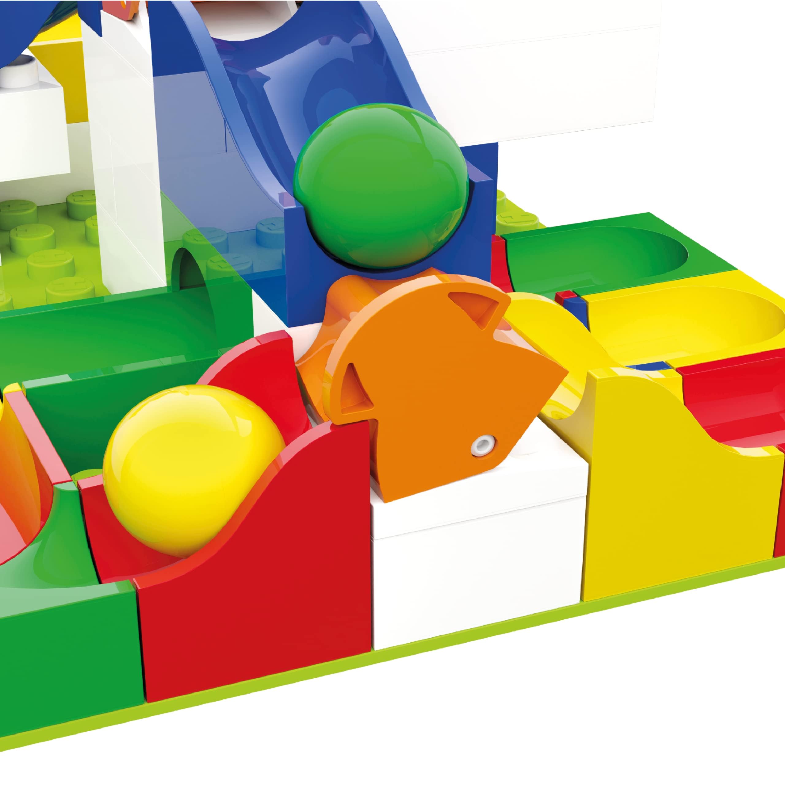 Hubelino Switch Action Set - The Original - 43 Piece Marble Run Set - Made in Germany