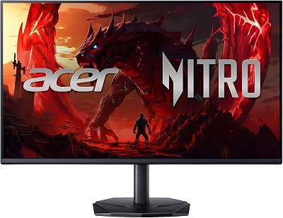 Nitro KG272G (60cm 27" FHD ZeroFrame IPS 200Hz 16:9 1ms/0.5ms (GTG, Mín.) 250nits 2xHDMI DP MM Saída de áudio HDR10 FreeSync Premium EU MPRII Preto H.Cable x1 AMZ DI) Monitor para jogos PC, cor preta