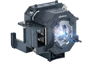 iQubay ELP41 / V13H010L41 Replacement Projector Lamp for Epson ELPLP41 Powerlite Home Cinema 700 77C 78 S5 S6 W6 EMP-260 77C S5 S52 X5 X52 X6 EX21 EX30 EX50 EX70 H283A H284A with housing