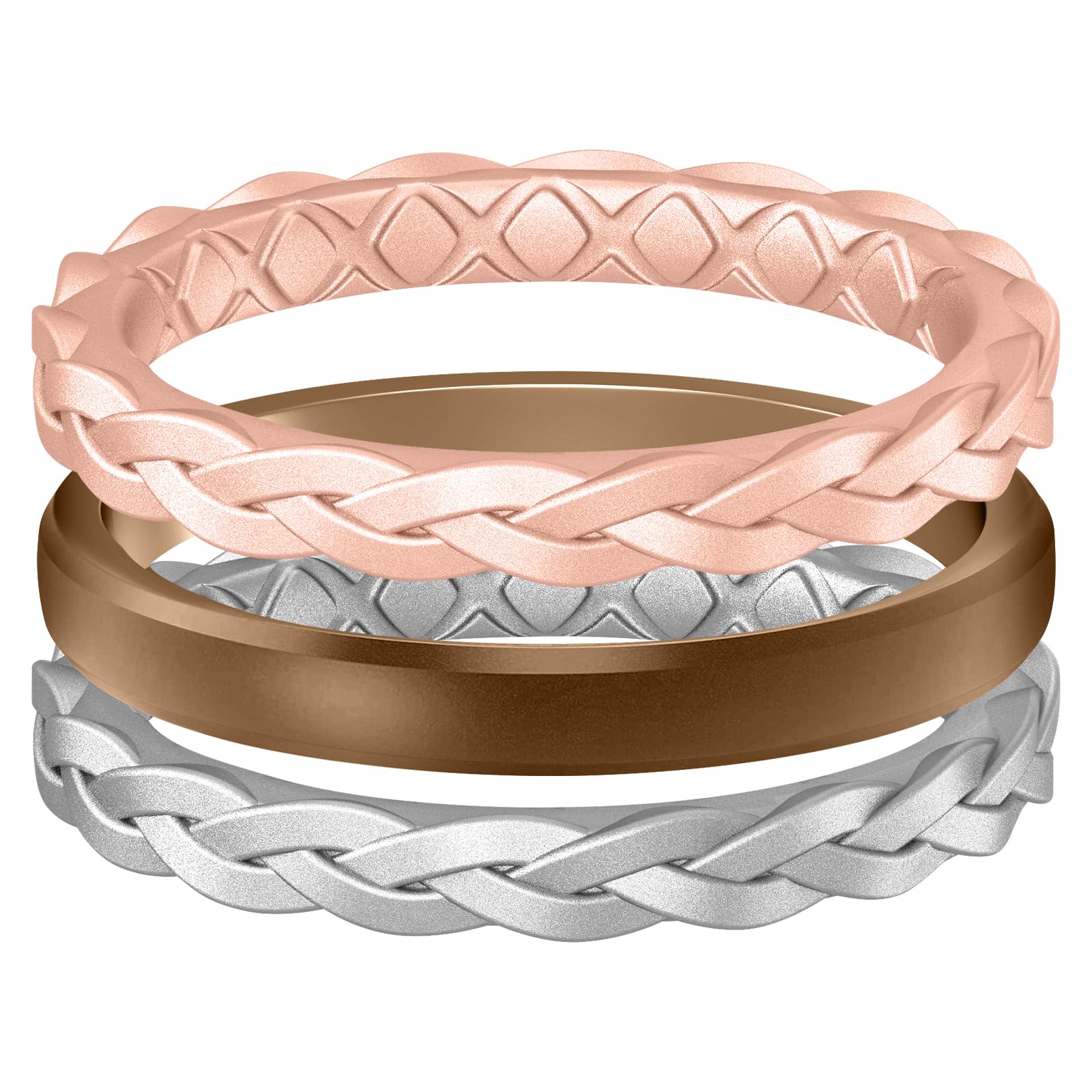 Egnaro Women's Rings Enhancers, Silicone Thin and