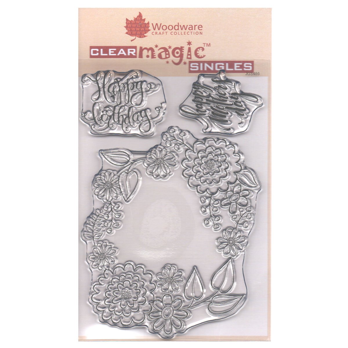 Jane Gill - Clear Magic Stamp - Posy Ring