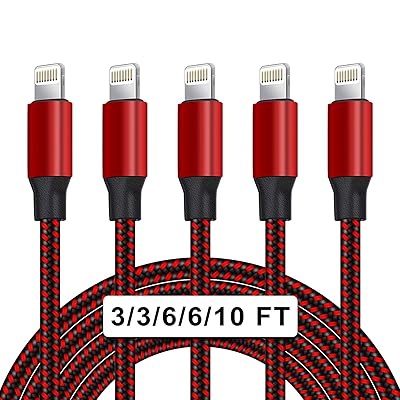 Apple MFi Certified 5-Pack Nylon Braided iPhone Nigeria Ubuy