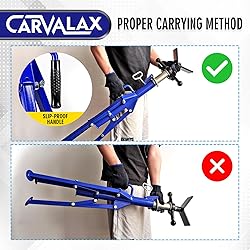 CARVALAX V-Head Pipe Jack Stand, 28"-52" Adjustable