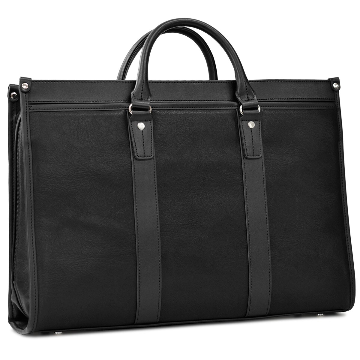 ビジネスバッグ メンズ Av E113 Avecaldo アベカルド B0723ch6g5 大開き ブラック B4サイズ 就活 リクルートバッグ ブラック B4サイズ 出張 Pc収納 ビジネスバッグ お買得 Rumble Media