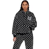 Forever 21 Women’s Oversized Fleece Hoodie – Cozy Pullover Sweatshirt with Kangaroo Pocket for Everyday Casual Wear