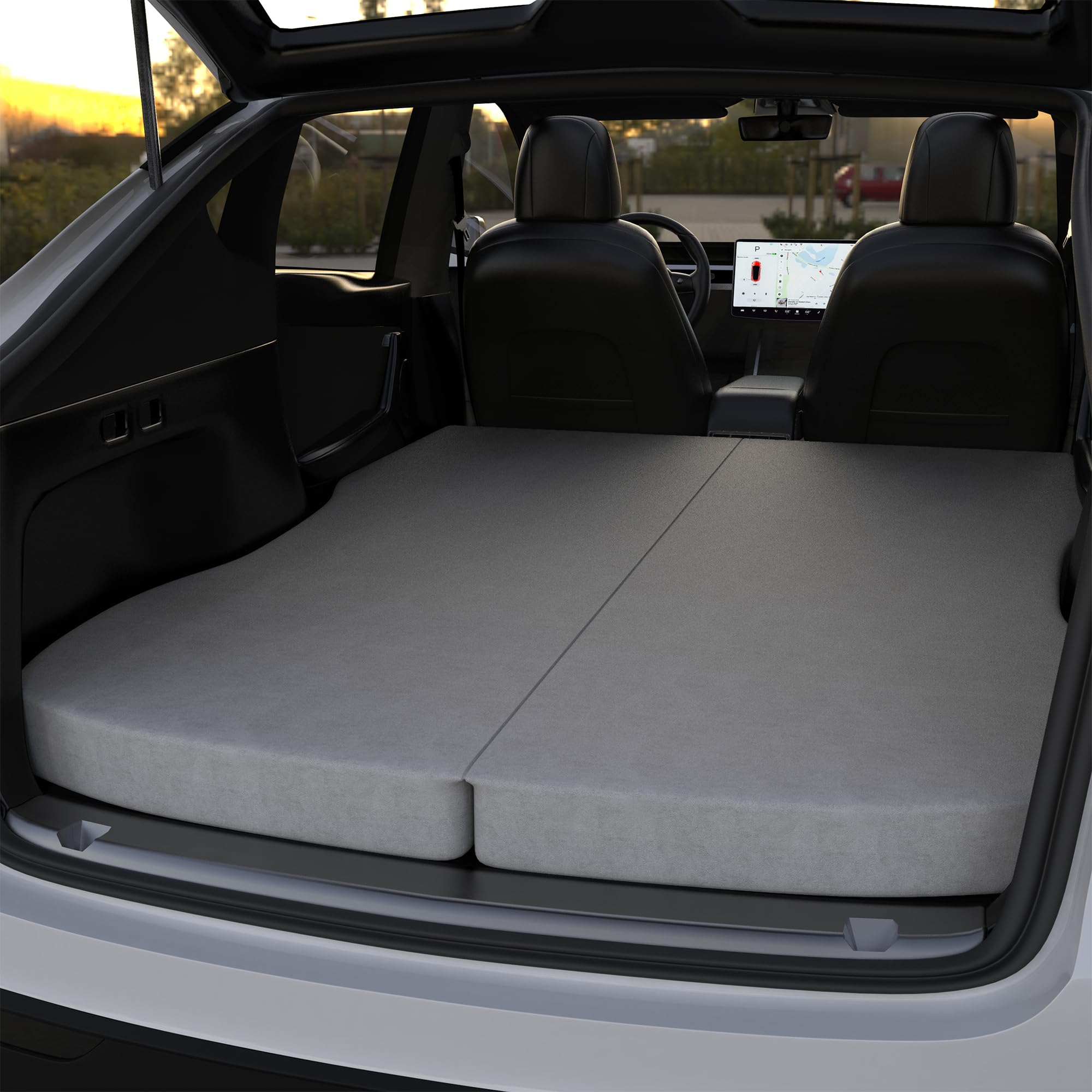 Ferlizer 4 Memory Foam Camping Mattress For Tesla Model Y 76 X 43 