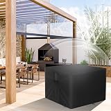 POMER Square Fire Pit Cover 84x84x44cm Waterproof Heavy Duty view 6