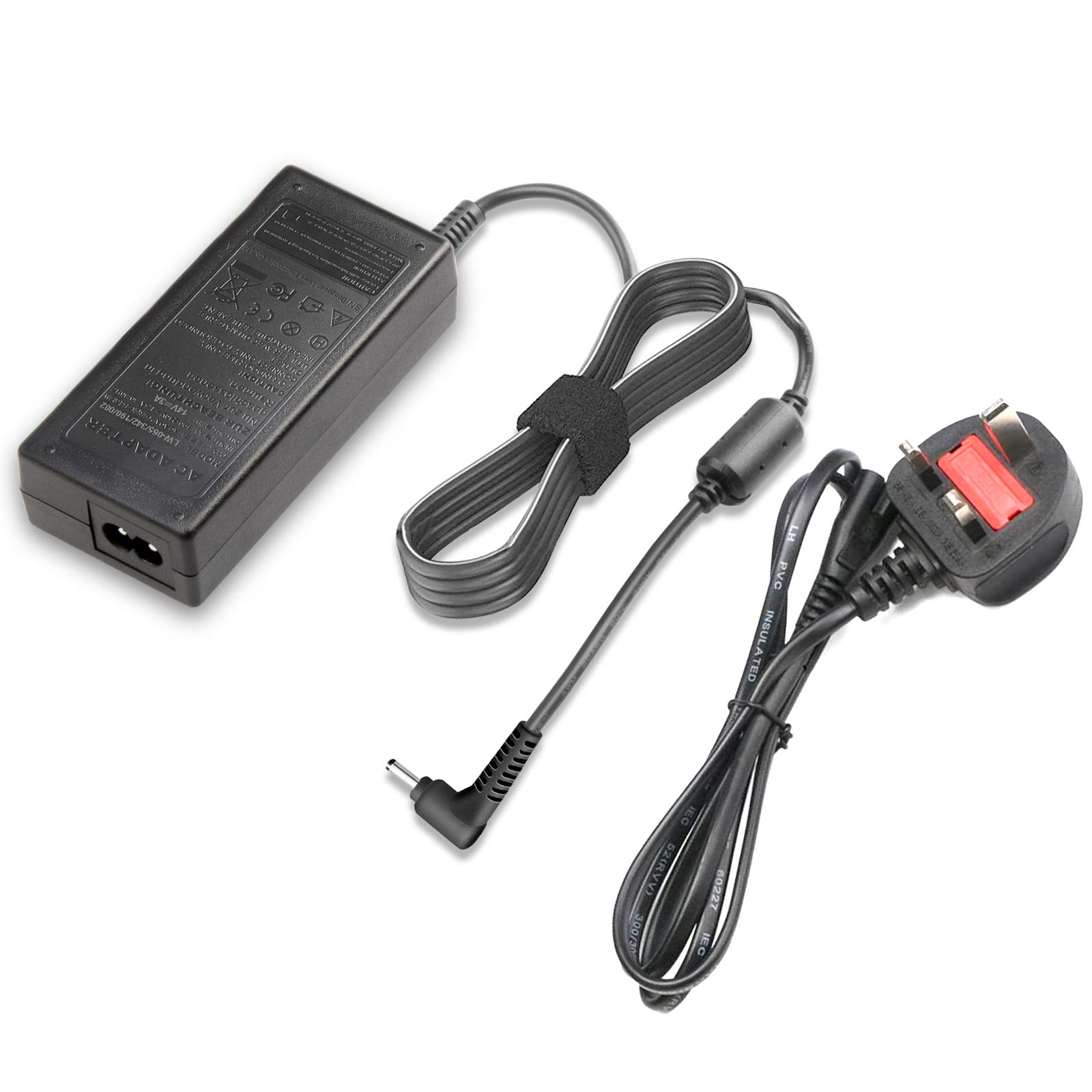 ARyee 3.0 x 1.0mm Laptop AC Power Charger Adapter for Acer Aspire S5 S5-391 S7 S7-191 S7-391 S7-392 P3 P3-131 P3-171 - 19V 3.42A