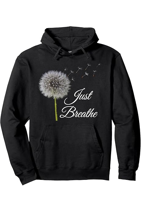 Amazon.com: Just Breathe Dandelion Pullover Hoodie : Clothing, Shoes \u0026  Jewelry