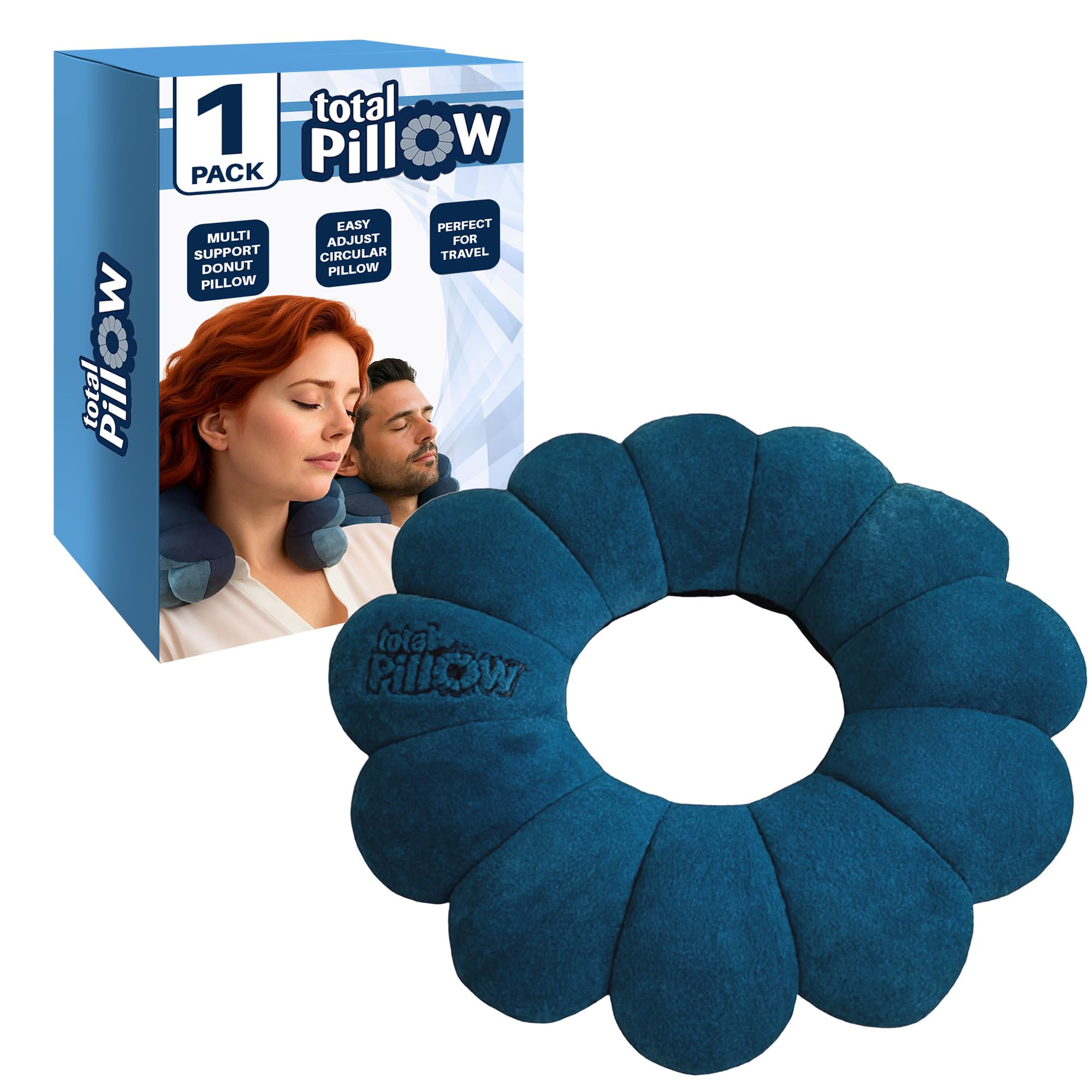 Total Pillow - Microbead Portable Pillow - 1 Pillow