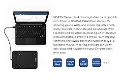 Drawing Tablet XPPen Deco mini4 Graphic Tablet Pen