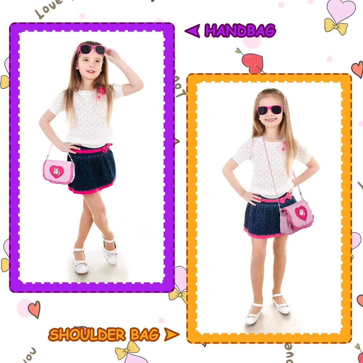Meland Kids Makeup Kit - Girl Pretend Play Makeup & My First Purse Toy for Toddler Gifts with Pink Princess Purse, Smartphone, Sunglasses, Credit Card, Lipstick,Brush,Lights Up & Make Real Life Sounds: Electronics