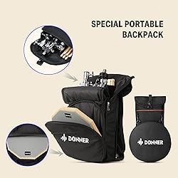 Donner Snare Drum Stand Set with Drum Practice