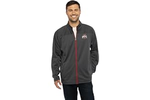Vantage Apparel Men's Collegiate Full Zip Soft Shell Micro Fleece Jacket