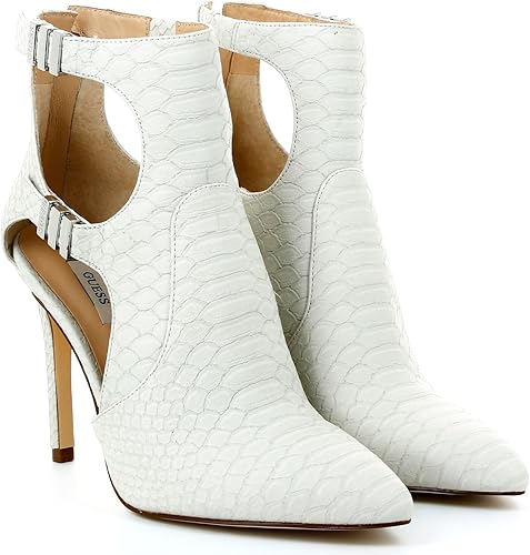 guess white ankle boots