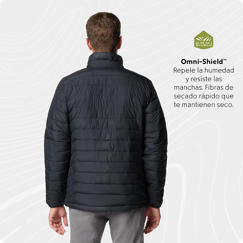 Jaqueta masculina columbia, powder lite ii