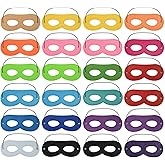 SSZS 24 Packs Hero Masks Party Favors for Kids, Hero Party Supplies Dress Up Birthday Gift Halloween Cosplay Masks Birthday Gift for Boys and Girls