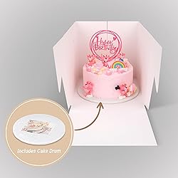Cakebon Cake Boxes with Boards - 10 Inch Round Cake
