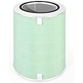 KJ500 Air Filter Replacement Compatible with Happi KJ500 Our Happi Air Cleaner Purifier,2-in-1True HEPA with Activated carbon Filter,Part# KJ500 Air Filter Replacement (1Pack)