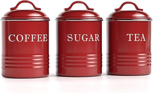 amazon tea sugar coffee canisters
