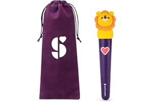 Special Supplies Buzz Pal Oral Motor Stimulation Kit with Soft Textured Interchangeable Head, Calm Sensory Needs, Support Speech and Self Feeding, Gentle Vibrations (Lion)