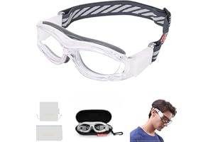 SOOGREE Sports Goggles Basketball Soccer Safety Goggles Eyewear cratch Resistant Protective Eyewear Kids Sports Adjustable Glasses