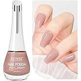 SUPWEE Quick Dry Nail Polish 16ml Large Capacity Nude Regular Nail Polish Air Fast Dry High Glossy Effect Manicures Salon Hom