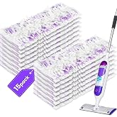 Bpbdzz 15 Count Disposable Mop Pads Refills for Swiffer Power Mop Pads | Thickened Wet Dry Multi-Surface Mop Refills, Safe for Hardwood Tile &amp; Laminate Floorsm,Compatible with Swiffer Power Mop