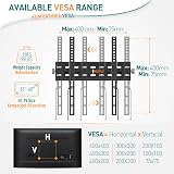 ELIVED Ultra Slim Tilt TV Wall Mount 26-60 inch VESA 75x75-400x400 view 4