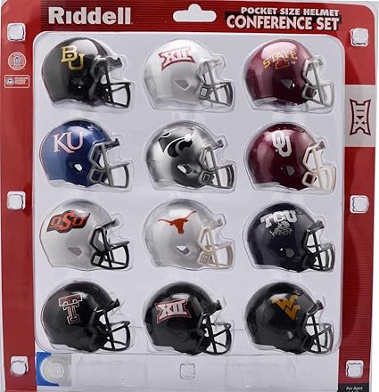 Mini college football helmets conference sets Clearance