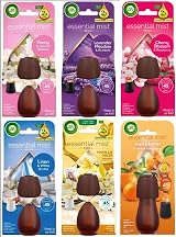 Air Wick Essential Mist Refills 6x20ml Peony Jasmine Lavender Cherry Raspberry view 1