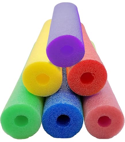 Flexible Pool Noodles (Pack Of 1) - Buoyancy Foam Stick For Swimming, Play & Water Exercise-546920