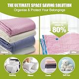 ezybag Jumbo Vacuum Storage Bags, Pack of 7 with Hand Pump view 3