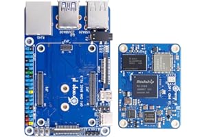 Orange Pi Compute Module 4 Kit 8GB+64GB, Rockchip RK3566 Quad-Core 64-Bit with Base Board, Orange Pi CM4 8GB RAM 64GB eMMC Fl