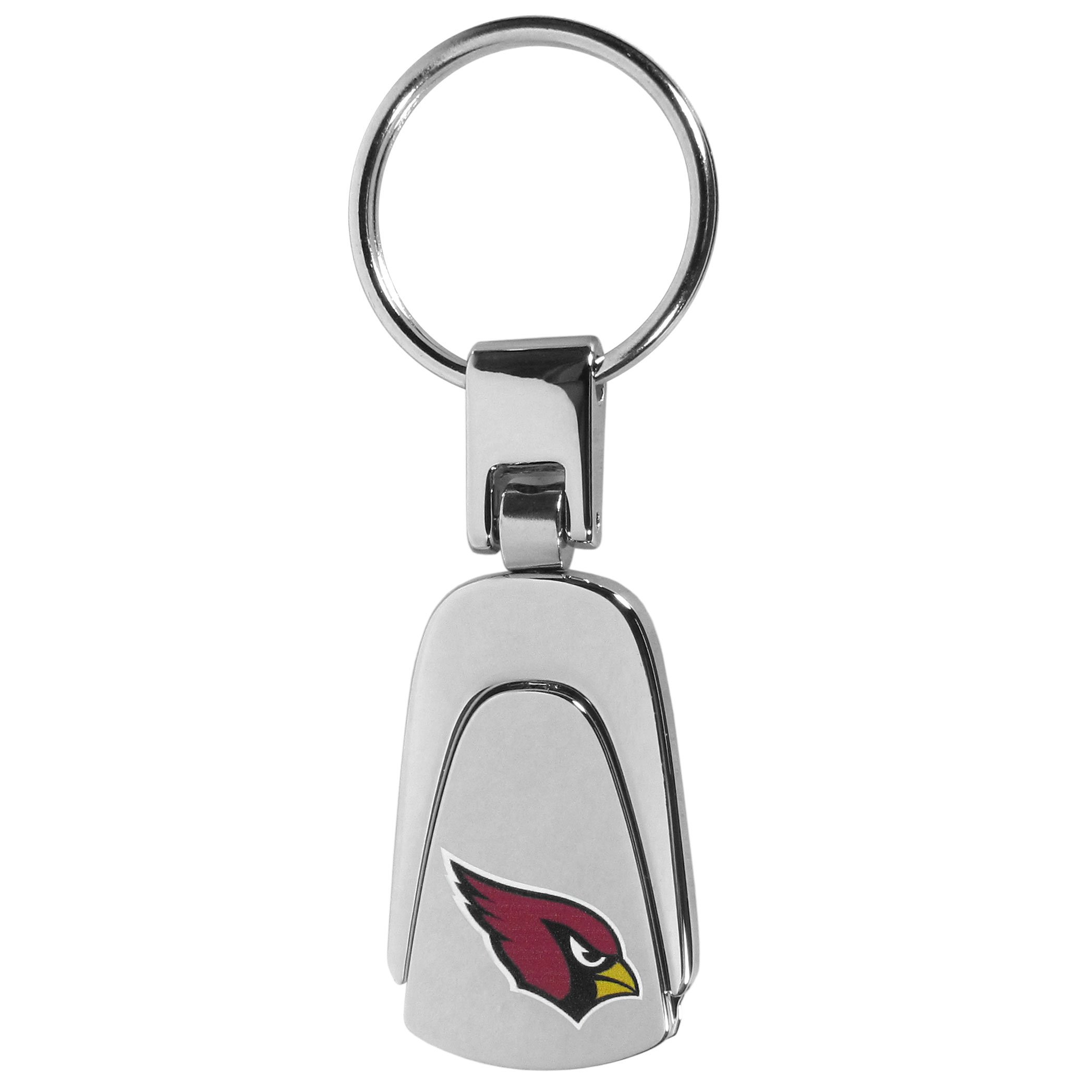 Siskiyou Sports NFL Arizona Cardinals Unisex Steel Teardop Key Chain, Steel, One Size, (FKP035)