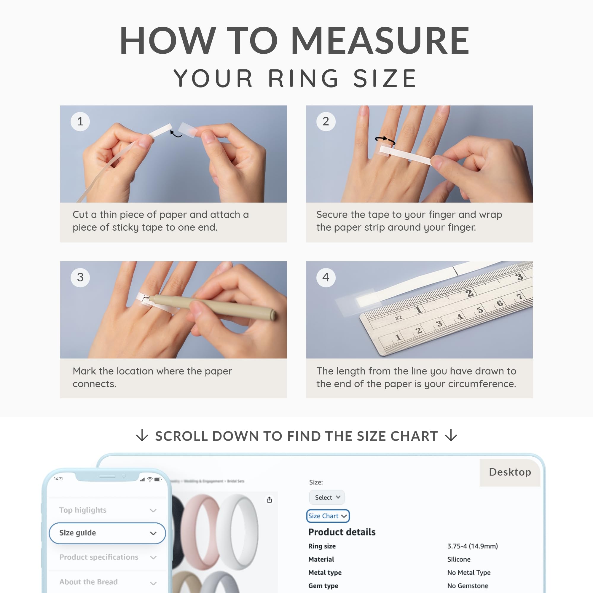 ThunderFit Silicone Anniversary Rings for Women, 5.5mm Wide, 2mm Thick, Wedding Rubber Bands, Variety Multipack 1-12