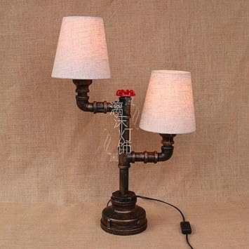 Creative Vintage Table Lamp German Style Loft Water Pipe