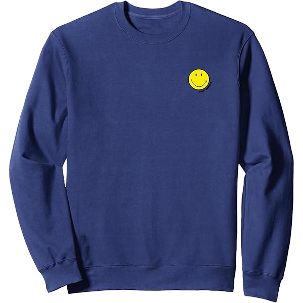 Amazon.com: Smiley Originals Iconc Smile Yellow Happy Sweatshirt