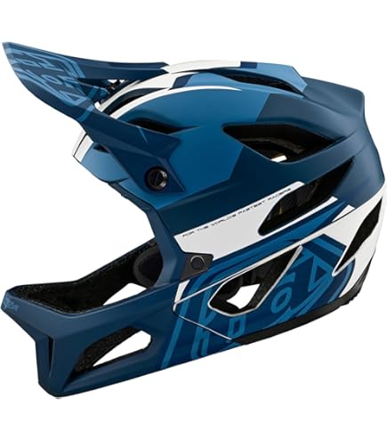 Amazon.com: Troy Lee Designs - Stage Helmet; Vector Blue MD/LG