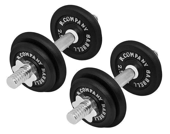 Bad Company | 2er Set Kurzhanteln Gusseisen 20kg (2 x 10 kg) | Professionelles Equipment für Krafttraining und Kraftausdauer