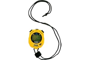 FINIS Waterproof Stopwatch for Swim Training - 300 Split Memory - Stroke Rate Mode - Easy-Read Display