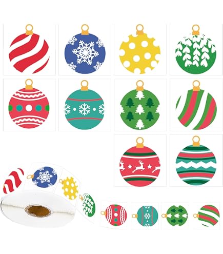 Heyfibro 500 PCS Happy Valentine's Day Stickers - 1.5 Inch Heart & Round Gift Tag Labels (Wreath Of Love)