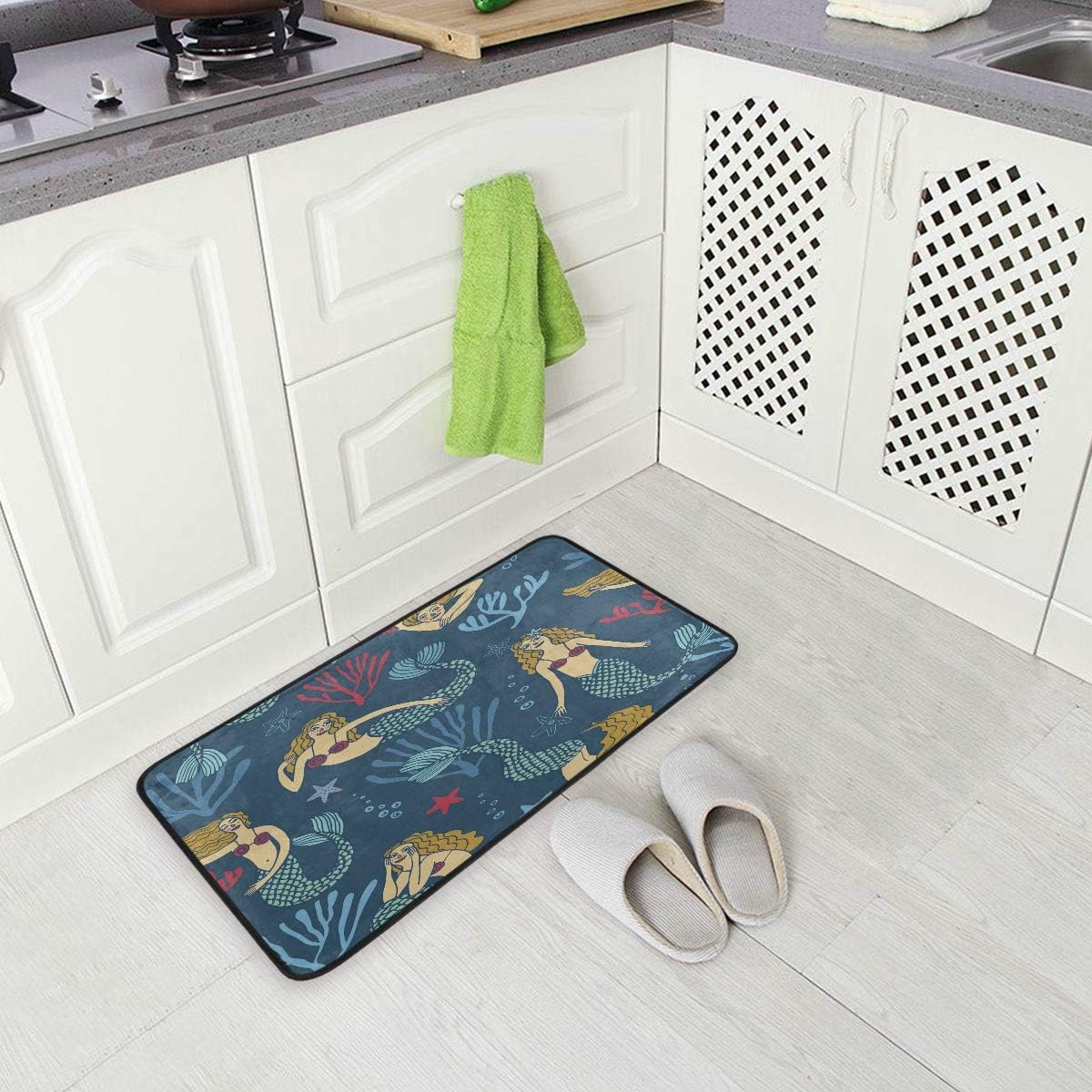Tappeto Da Cucina Senza Soluzione Di Continuit Con Sirene Tappeto Da Cucina Senza Soluzione Di Continuit Con Sirene
