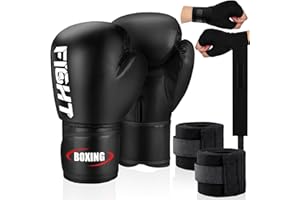 YORWHIN Boxing Gloves for Men and Women, Pro Training Sparring Muay Thai Gloves, Adults Heavy Punching Bag Gloves for Boxing Kickboxing Mixed Martial Arts MMA Training, Multi Layered, Ventilated